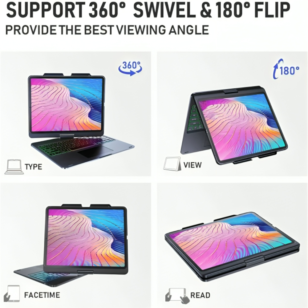 IPad Rotating Keyboard Case